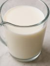 Milk — ½ cup