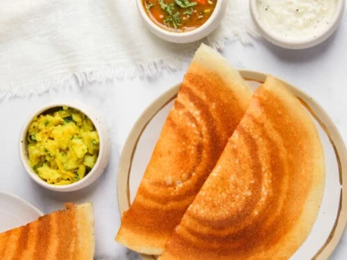 Crispy Dosa with Homemade Batter
