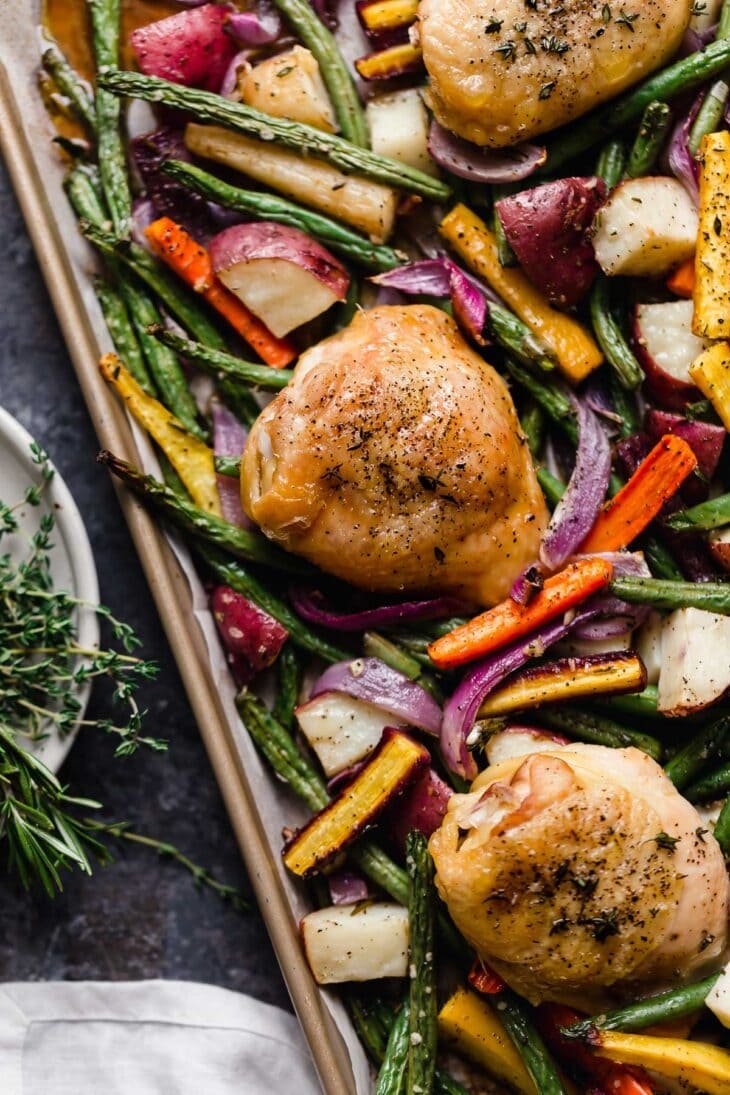 Sheet Pan Chicken with Roasted Vegetables