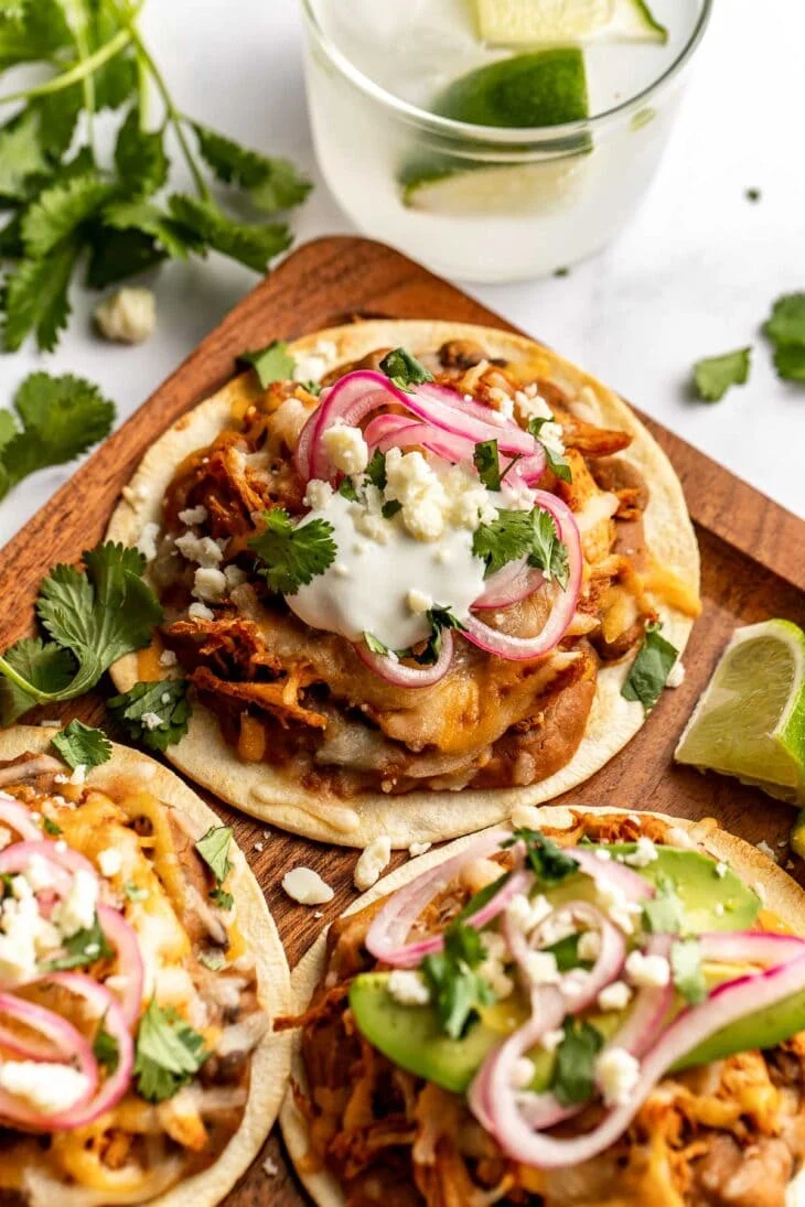 Sheet Pan Chicken Tostadas