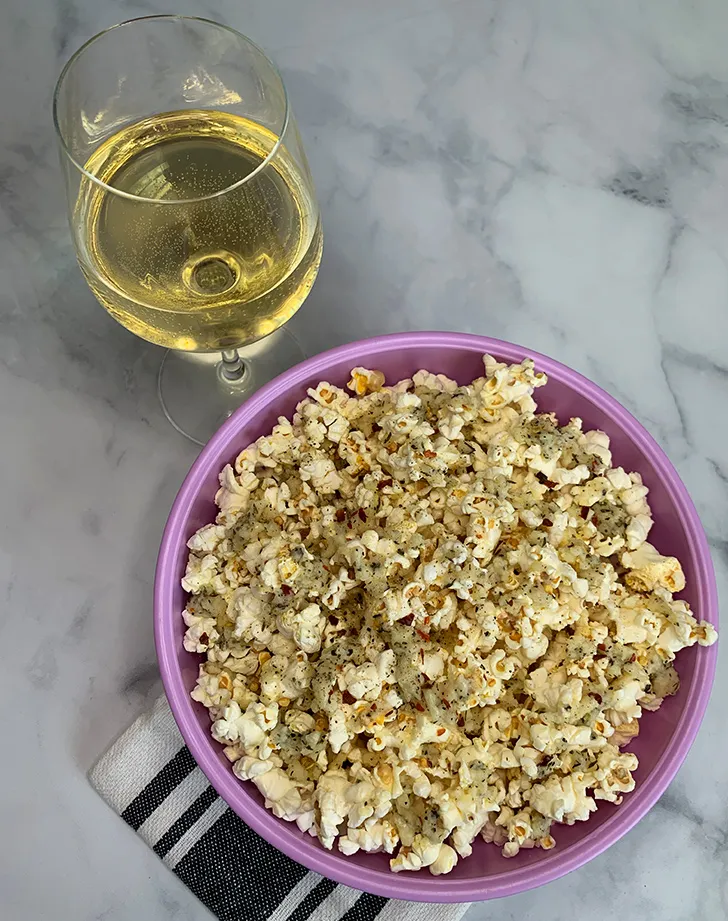 Garlic Parmesan Popcorn