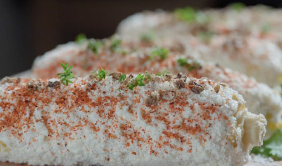 Boiled Corn Elote With Toasted Crickets