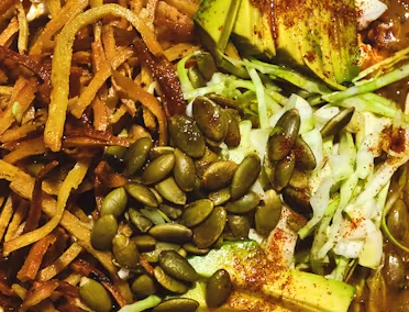 Vegan Red Pozole (Pozole Rojo / Mexican Hominy Stew)