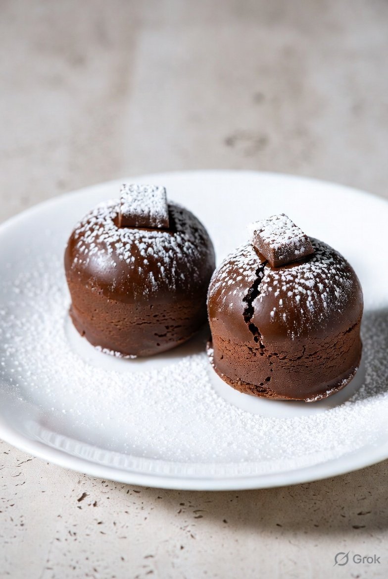 Lindt Chocolate Fondants for Two (Small Batch Bakes)