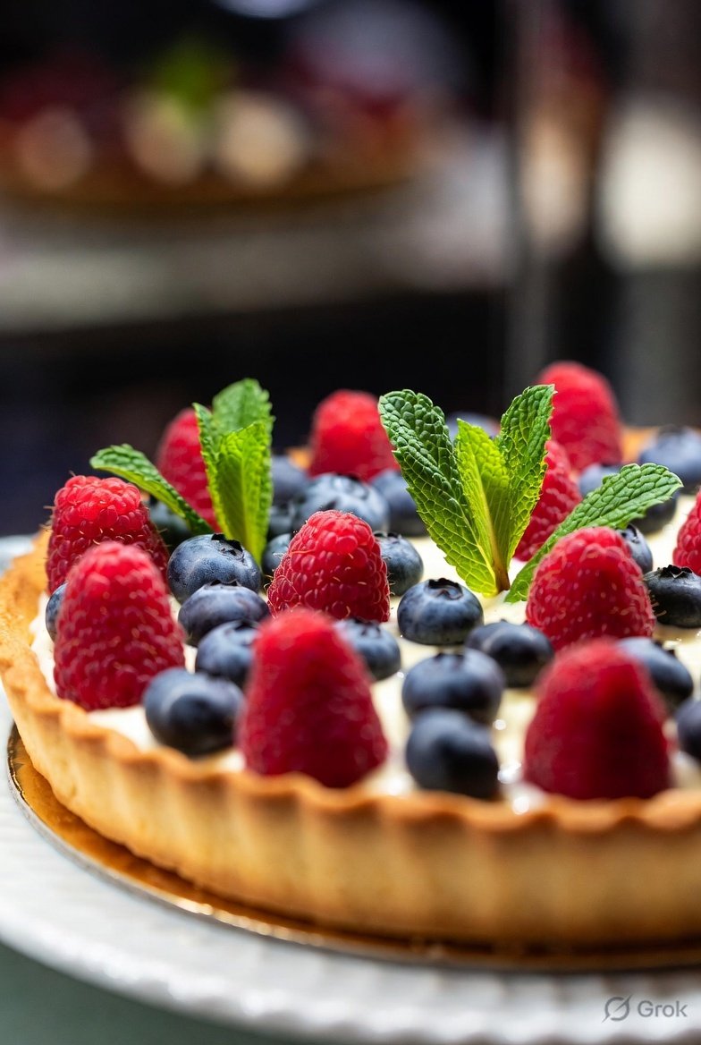 White Chocolate Berry Tart
