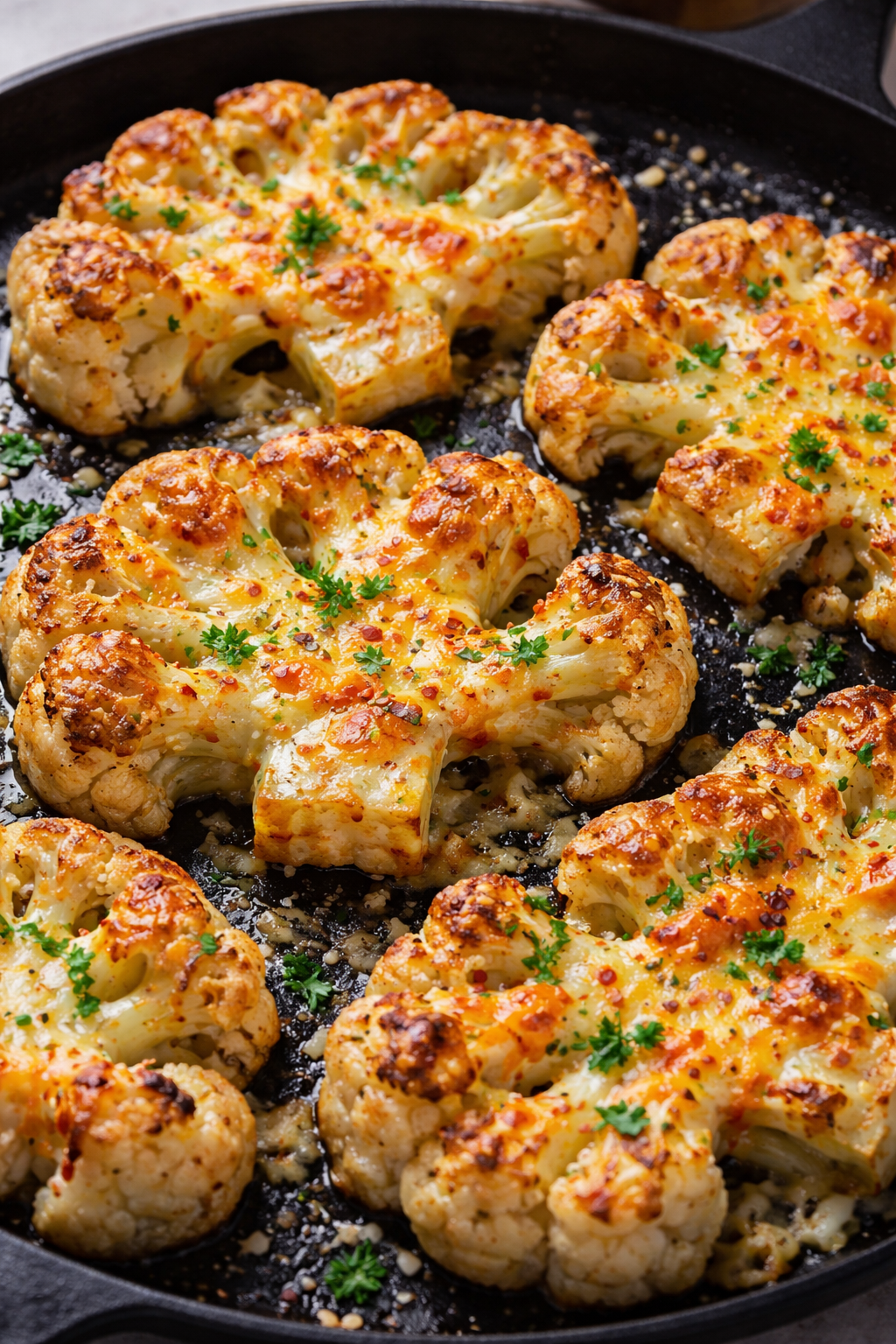Cheesy Cauliflower 'Steaks