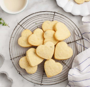 Lemon Shortbread Cookies