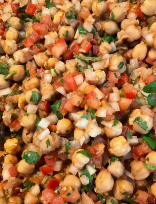 Indian Chickpea Salad (Chana Chaat)
