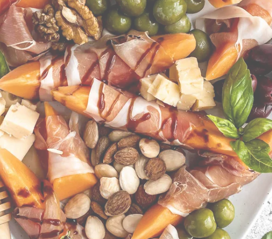 Prosciutto-Wrapped Cantaloupe