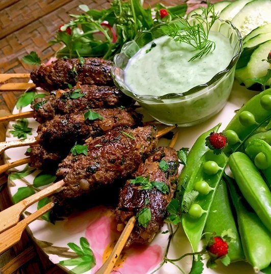 Buffalo Kebabs |  Juicy Spiced Buffalo Meat Kebab Recipe