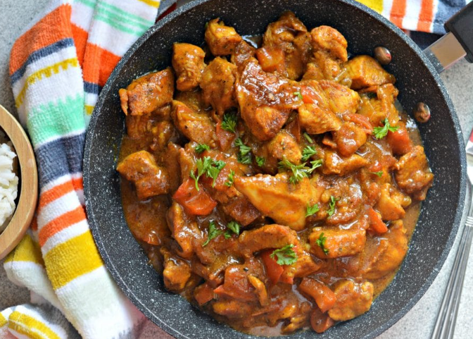 Mexican Chicken Curry Recipe | Spicy Tomato Chicken Curry