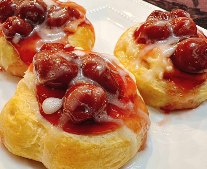 Cherry Danish Pastries Recipe | Flaky and Sweet Fruit-Filled Pastry
