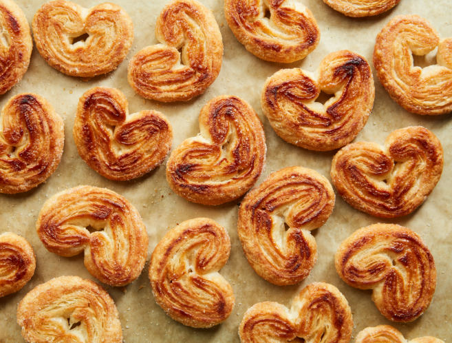 Crispy Palmier Pastries Recipe | Sweet and Buttery French Treat