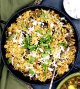 Vangi Bath (South Indian Eggplant Rice)