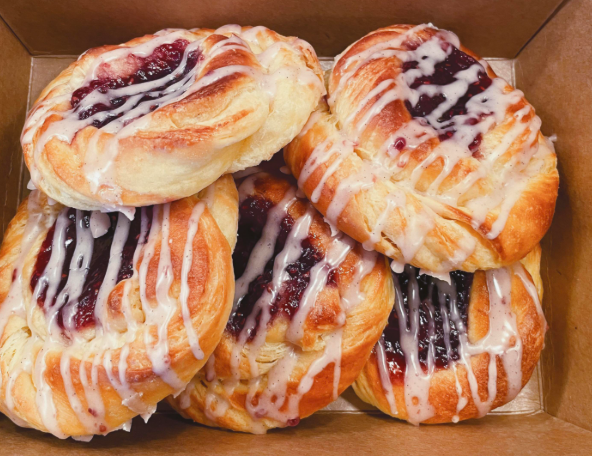 Raspberry Danish Recipe | Flaky Pastry with Sweet Berry Filling