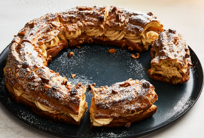 Paris-Brest Pastry Recipe  | Classic French Choux Pastry with Cream Filling