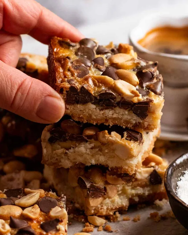 No-bowl Chocolate Nut Bars