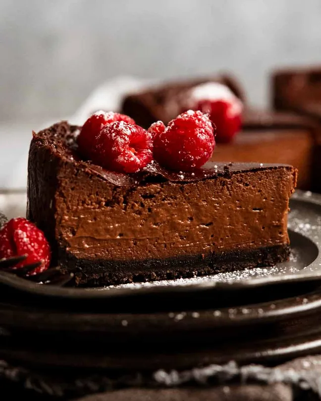Chocolate custard cake