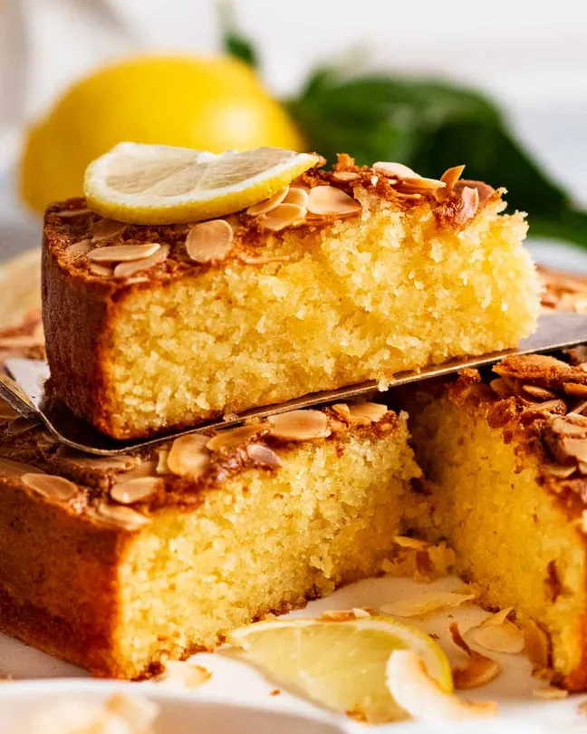 Easy lemon coconut almond cake