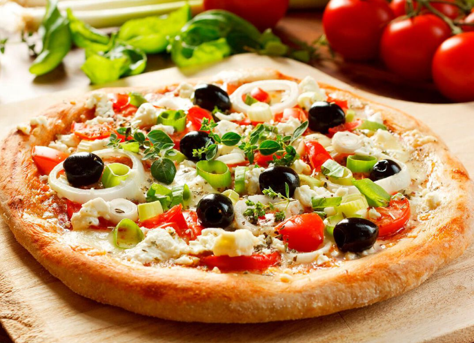 Cheesy Vegetable Pizza | Loaded with Fresh Veggies and Flavor