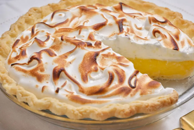 Lemon Meringue Pie | Tangy Lemon Filling with Fluffy Golden Meringue