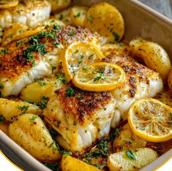 Mediterranean Baked Fish Recipe | Healthy, Flavorful & Herb-Roasted Fish