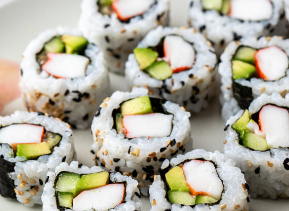 California Roll Recipe | Easy Sushi Roll with Crab, Avocado & Cucumber