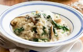 Mushroom and Spinach Vegan Risotto