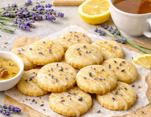 Lavender Biscuits | Delicate, Floral and Buttery Elegant Homemade Treat