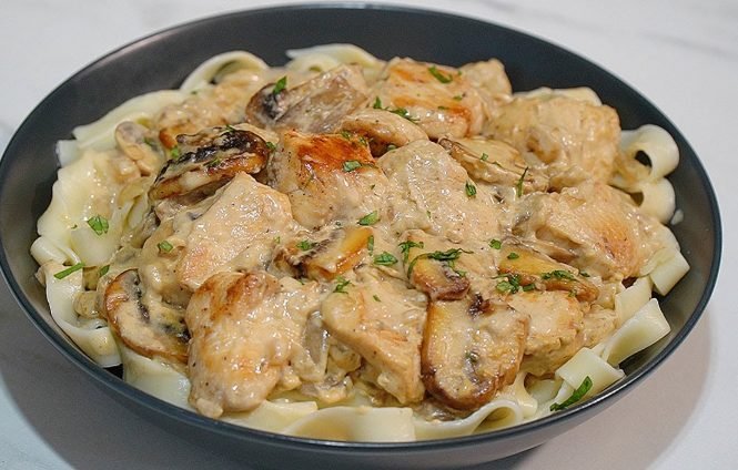 Chicken Stroganoff Recipe | Creamy, Rich & Comforting Chicken Dish