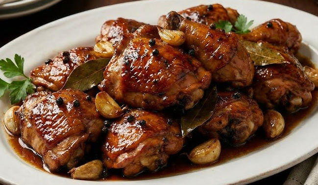 Chicken Adobo Recipe | Tangy, Savory & Classic Filipino Chicken Dish