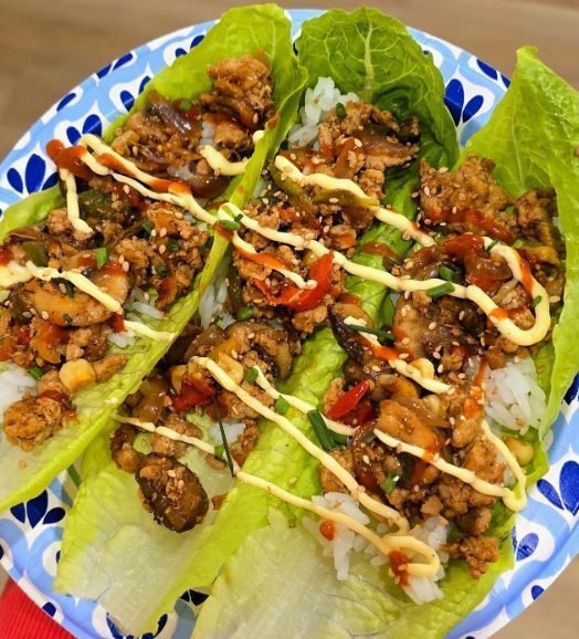 Mushroom Lettuce Wraps Recipe | Fresh, Healthy & Flavorful Low-Carb Snack