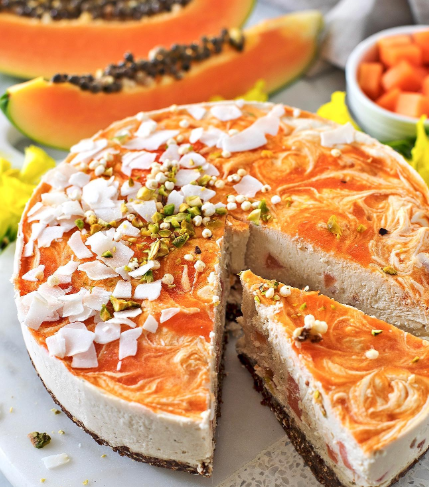 Papaya Butter Cake Recipe | Soft, Moist & Fruity Homemade Dessert