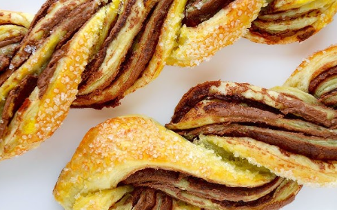 Hazelnut Twist Pastry Recipe | Flaky, Nutty & Sweet Homemade Treat
