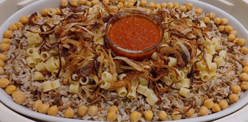 Koshari Recipe | Traditional Egyptian Rice, Lentils & Pasta Dish