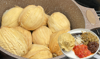 Ghanaian Kenkey Recipe | Traditional Fermented Corn Dough Dumplings