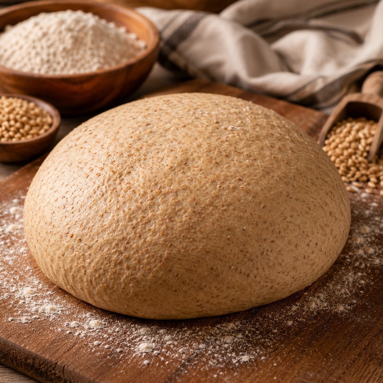 Whole Wheat Bread Dough Recipe | Nutritious Homemade Dough for Soft and Hearty Bread