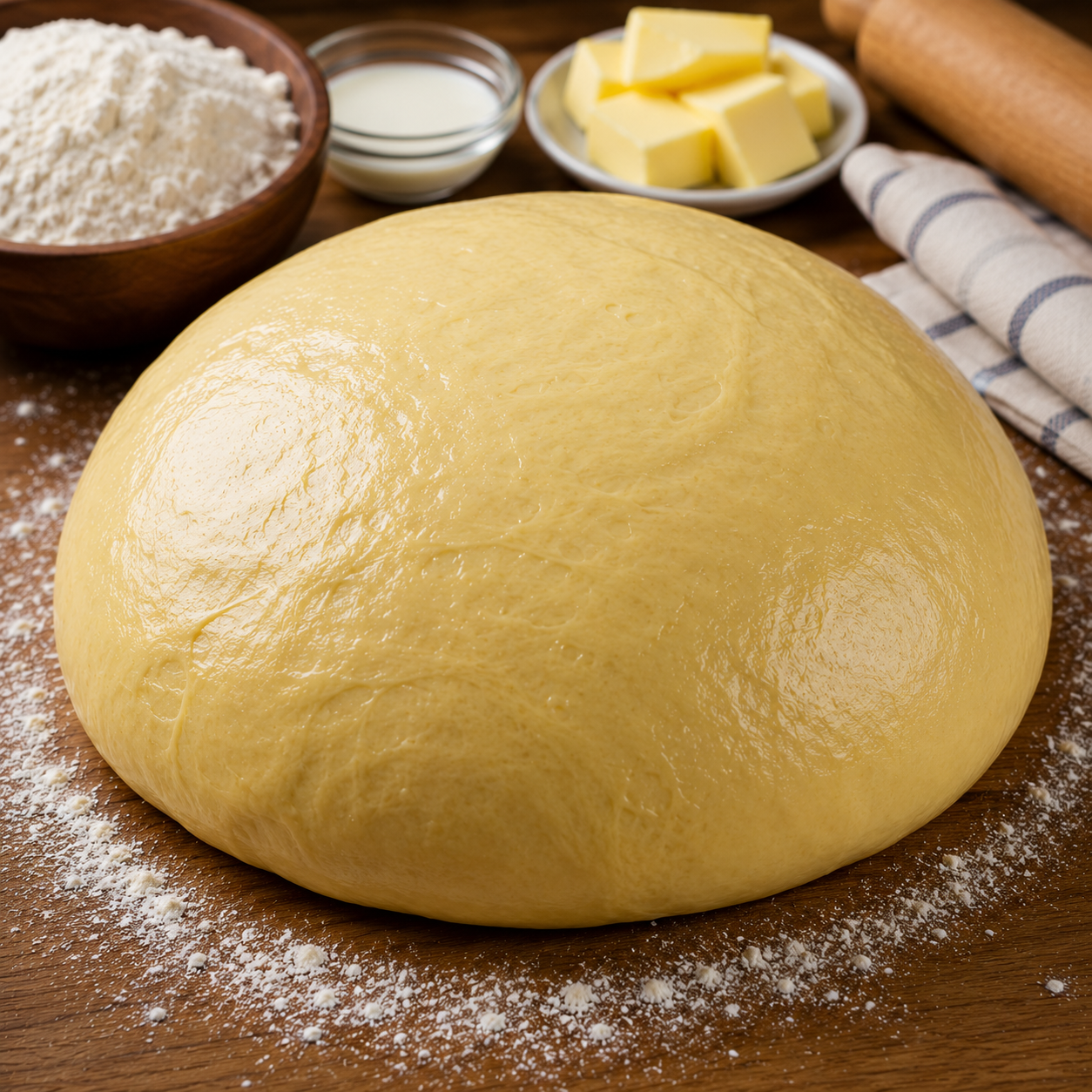 Butter Enriched Dough Recipe | Rich, Buttery Homemade Dough for Soft Breads and Pastries