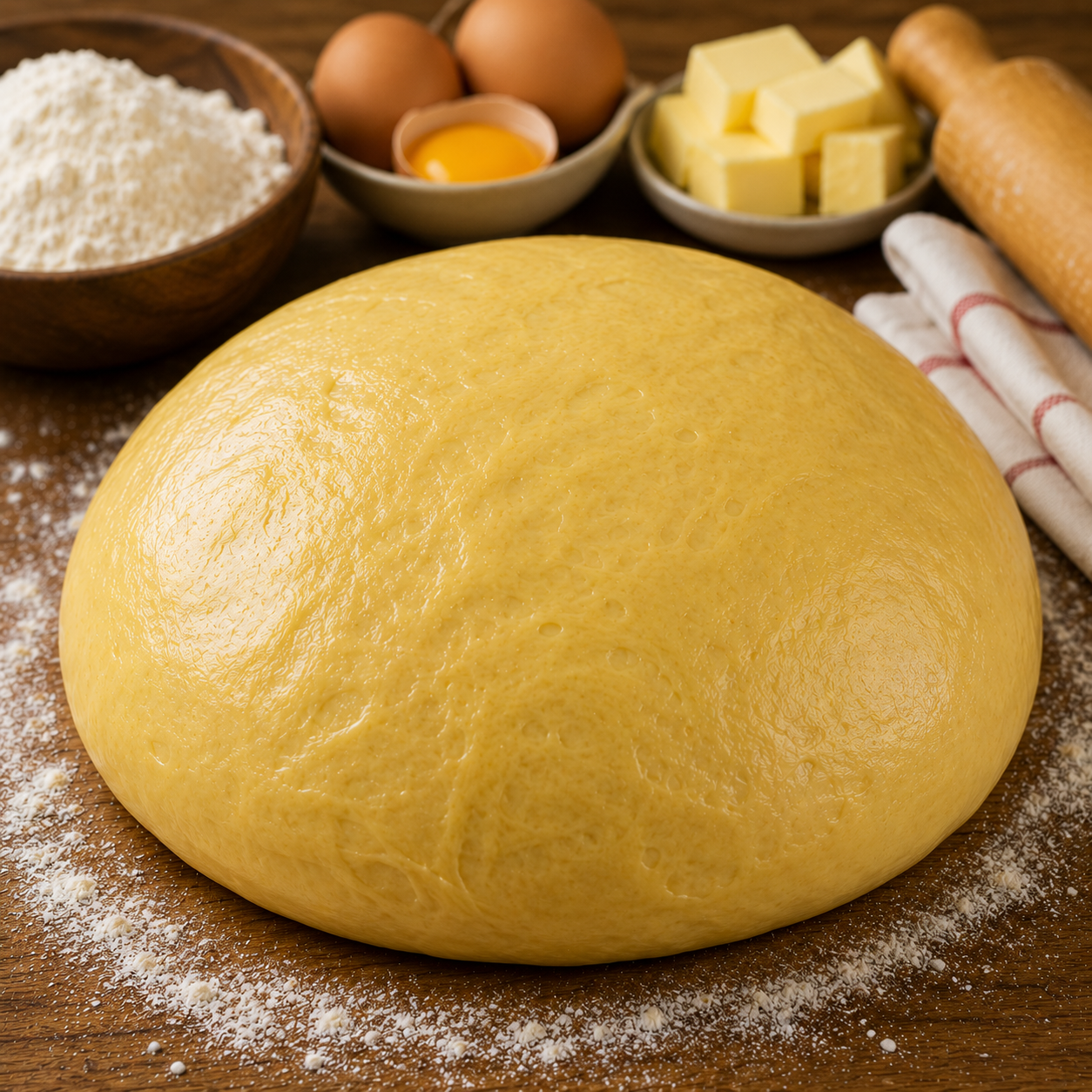 Egg Enriched Dough Recipe | Tender Homemade Dough for Soft Bread, Rolls, and Sweet Bakes