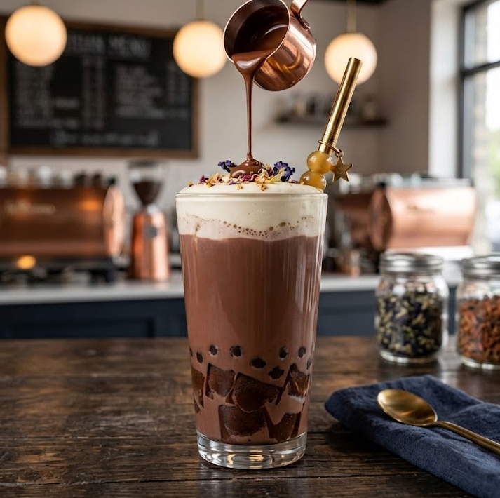 Choco Lava Milk Tea | Rich, Gooey and Indulgent Café-Style Bubble Tea Recipe