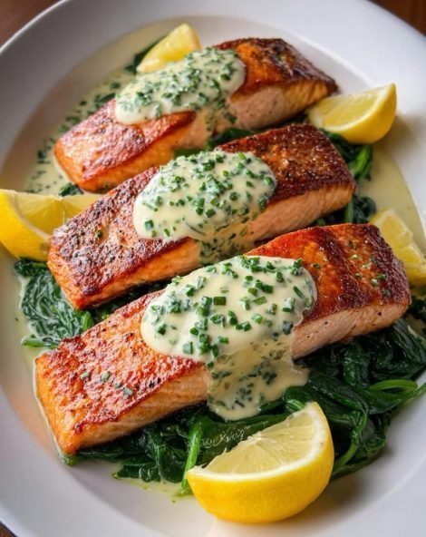 Lemon Herb Salmon Recipe | Fresh, Flavorful & Easy Baked Salmon