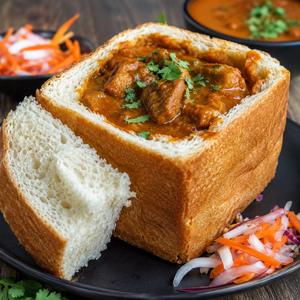 South African Bunny Chow | Authentic Durban Curry Bread Bowl Recipe