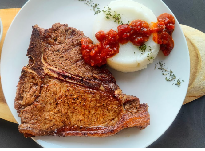 South African Pap en Vleis | Traditional Maize Porridge and Grilled Meat Recipe