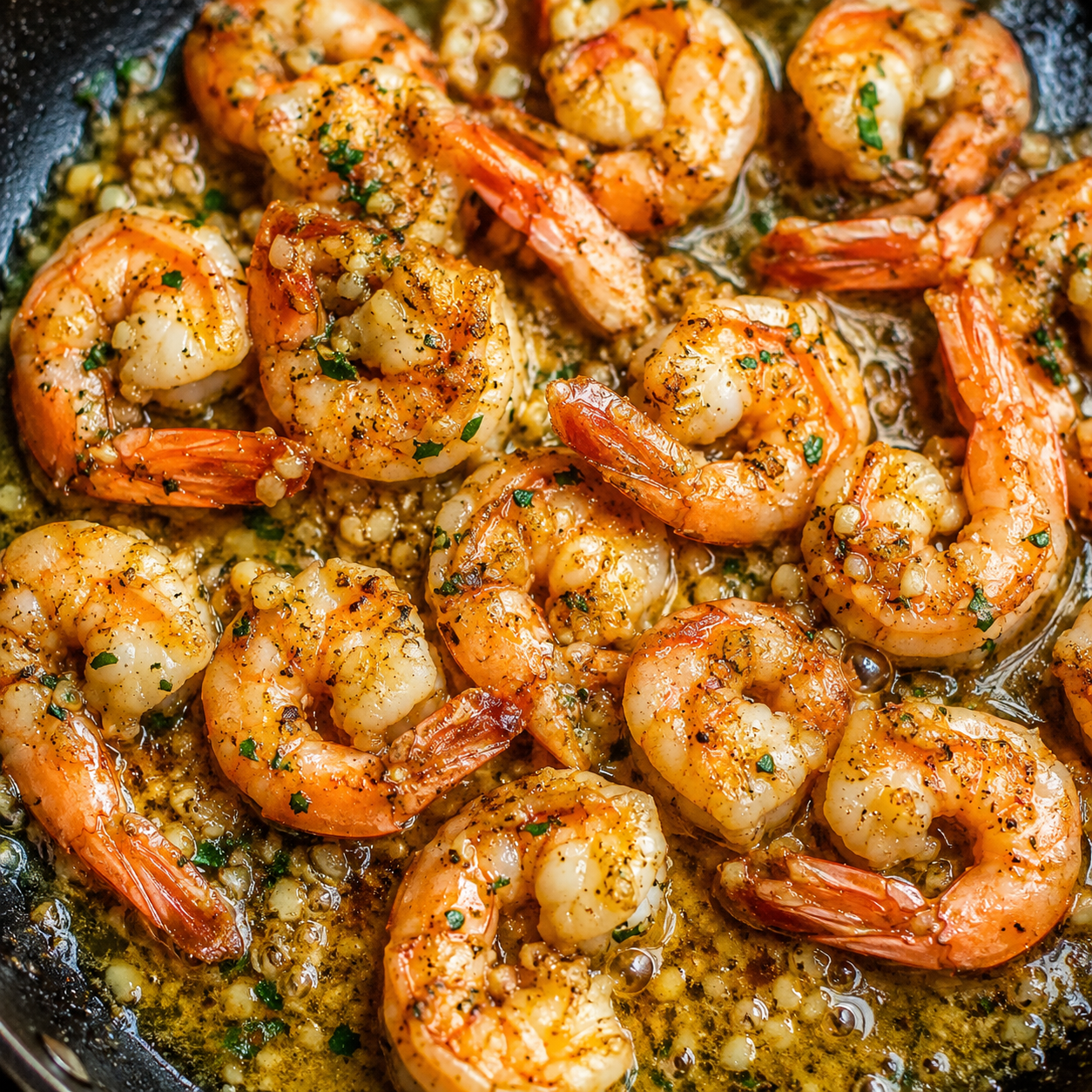 Garlic Butter Shrimp | Juicy, Buttery and Flavorful Skillet Shrimp Recipe