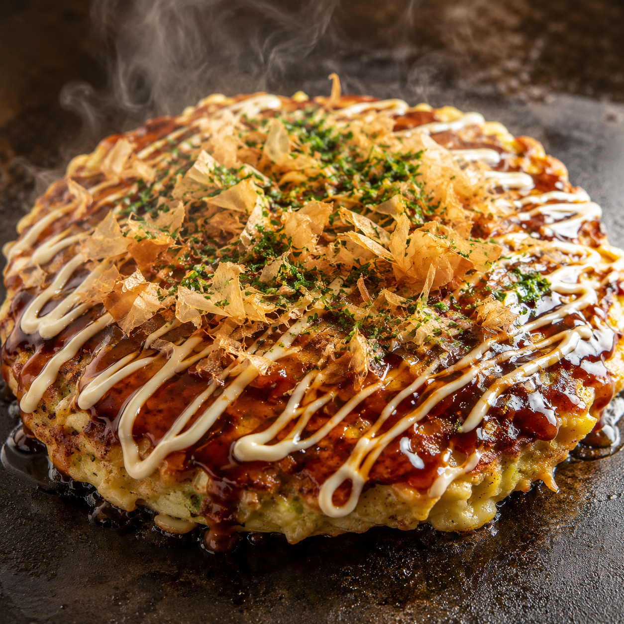 Japanese Okonomiyaki | Authentic Savory Cabbage Pancake Recipe