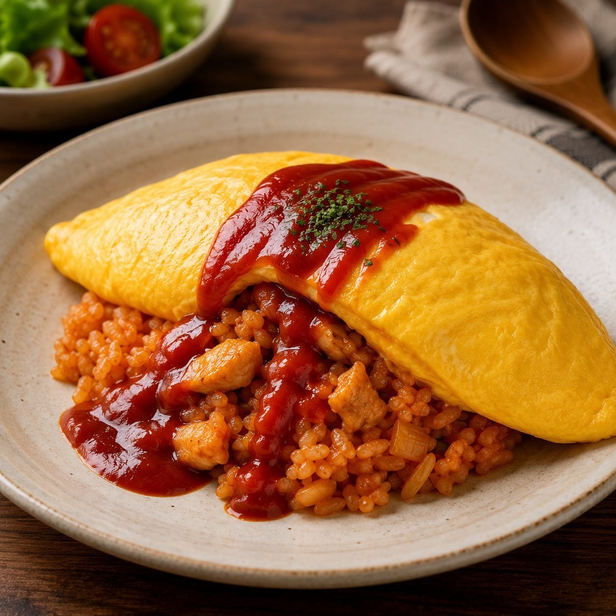 Japanese Omurice | Authentic Omelette Fried Rice Recipe