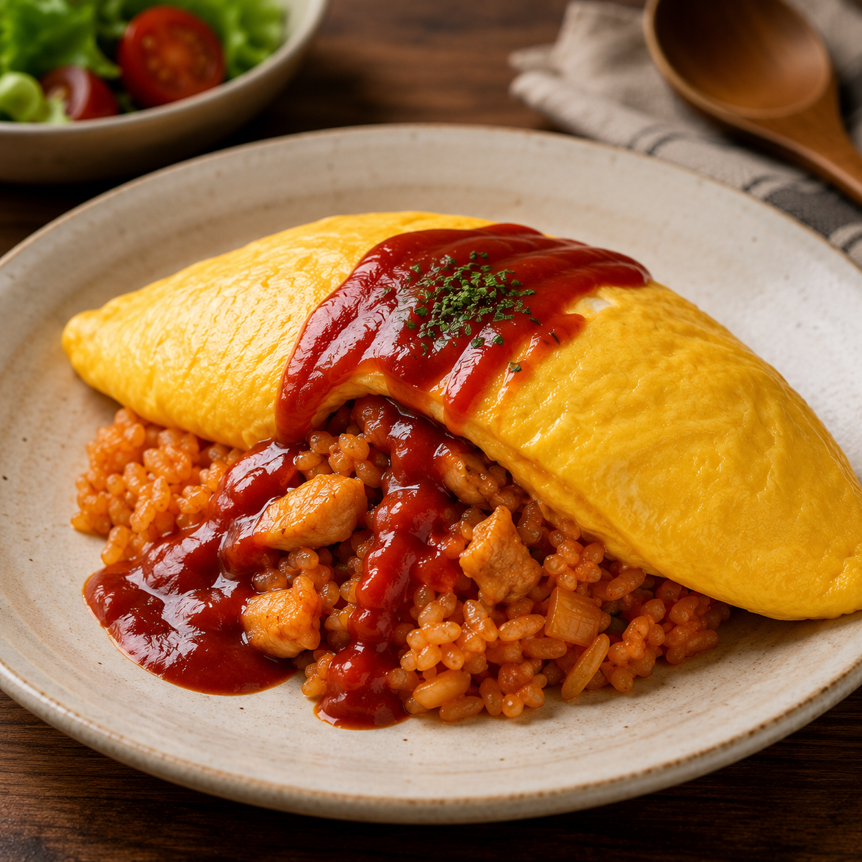 Japanese Omurice | Authentic Omelette Fried Rice Recipe