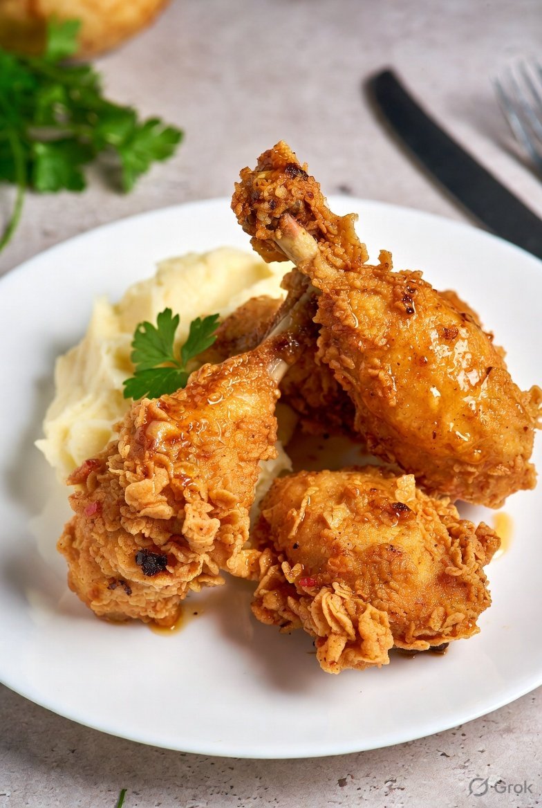 Crispy Butter Fried Chicken