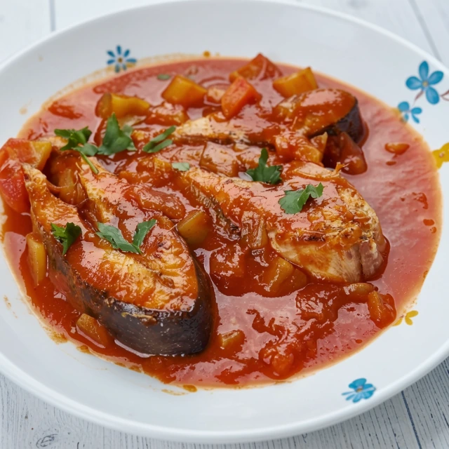 Indian Assam Tenga (Assamese Sour Fish Curry)