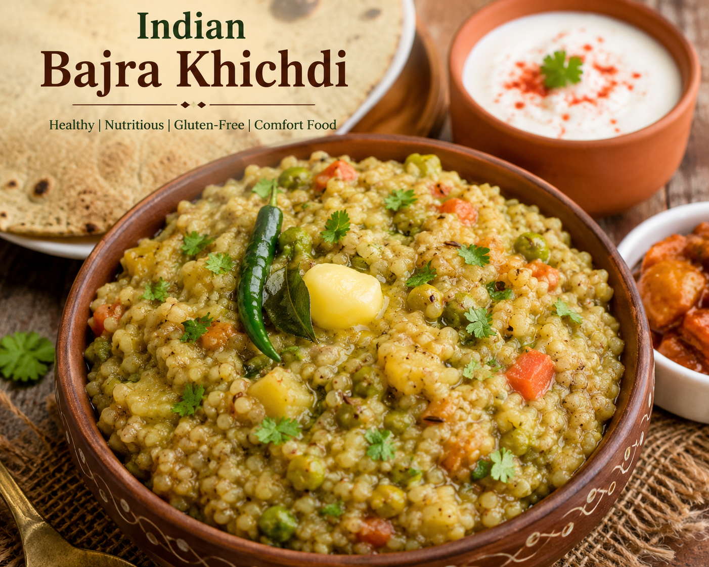 Indian Bajra Khichdi